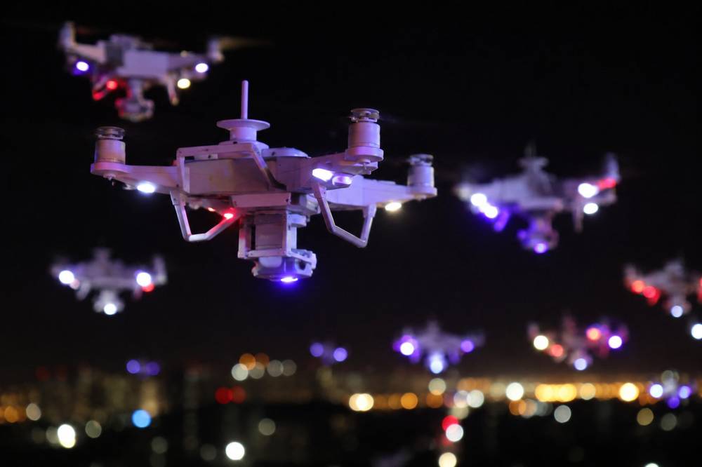 Drone Light Show Performance 小型無人機表演 Hong Kong
